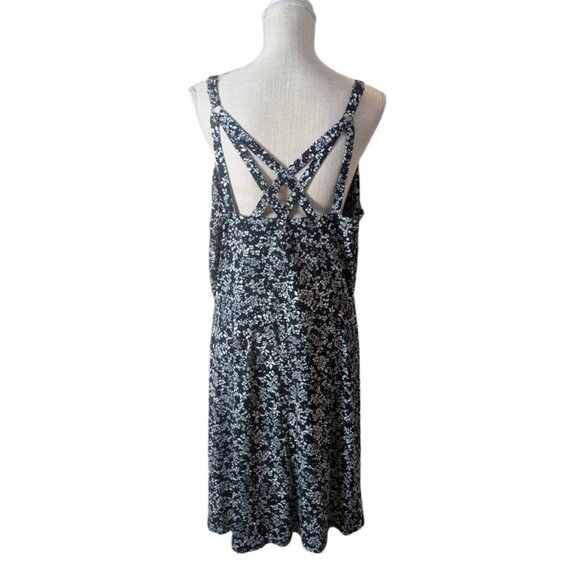 Nine Britton Stitch Fix Womens Blue Floral Strappy Knit A-Line Dress - Picture 4 of 6